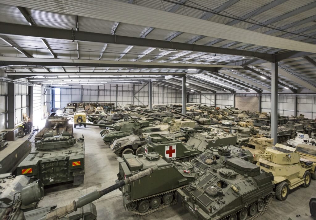 Tanks at the tank Museum in Bovington, Dorset